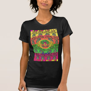 Niedliches Nice & Love floral Motiv Art Print Desi T-Shirt