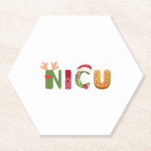 Niedliches NICU-Weihnachtsdesign Untersetzer