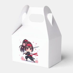 Niedliches Ninja-Kriegerblümchen Geschenkschachtel