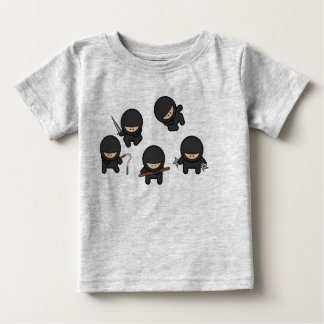 Niedliches Ninjas Baby T-shirt