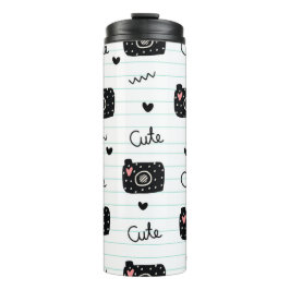 Niedliches Nockenpapier Thermosbecher