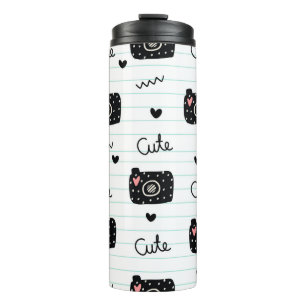 Niedliches Nockenpapier Thermosbecher