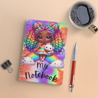 Niedliches Notebook / farbiges Rainbow-Notebook Notizbuch
