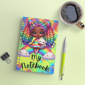 Niedliches Notebook / farbiges Rainbow-Notebook Notizbuch