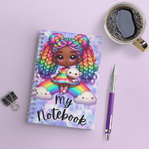 Niedliches Notebook / farbiges Rainbow-Notebook Notizbuch