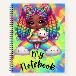 Niedliches Notebook / farbiges Rainbow-Notebook Notizbuch
