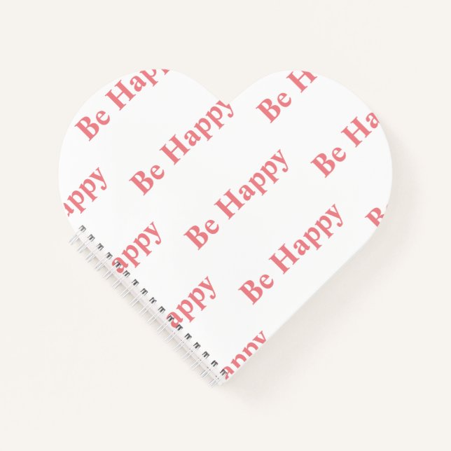 Niedliches Notebook mit guter Nachricht Notizbuch (Vorderseite)