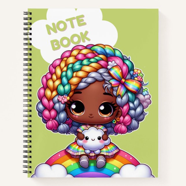 Niedliches Notebookdesign/ Chibi Notizbuch (Vorderseite)