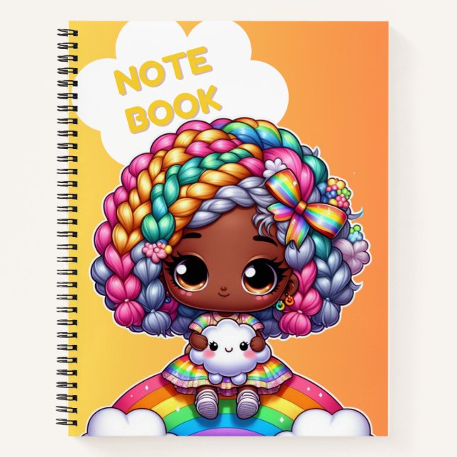 Niedliches Notebookdesign/ Chibi Notizbuch (Vorderseite)