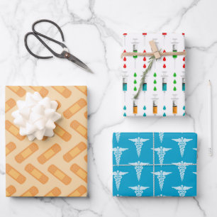 Niedliches Nurse-Party Geschenkpapier Set