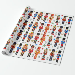 niedliches Nutcracker-Muster Geschenkpapier
