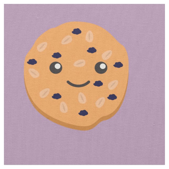 Niedliches Oatmehl Raisin Cookie Stoff (Nahaufnahme)