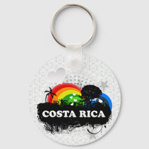 Niedliches Obst Costa Rica Schlüsselanhänger