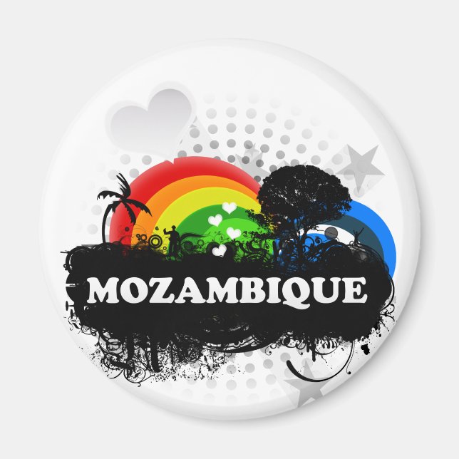 Niedliches Obst Mosambik Magnet (Vorne)