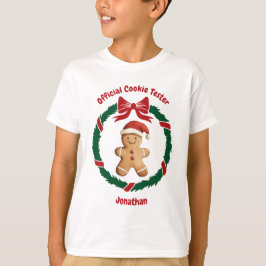 Niedliches Offizielles Cookie Tester Weihnachten T-Shirt