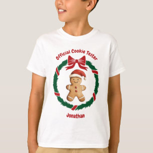 Niedliches Offizielles Cookie Tester Weihnachten T-Shirt