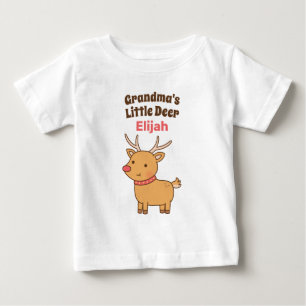 Niedliches Oma, Rentierdoodle Baby T-shirt