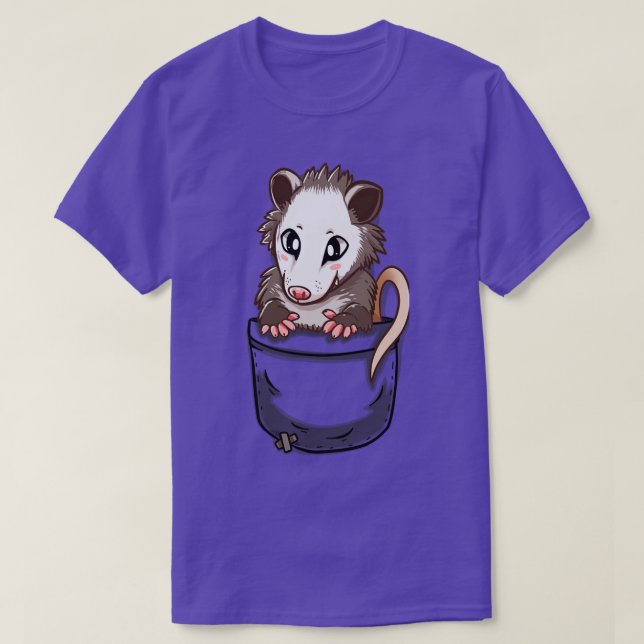 Niedliches Opossum T-Shirt (Design vorne)