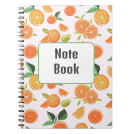Niedliches Orange-Notebook Notizblock