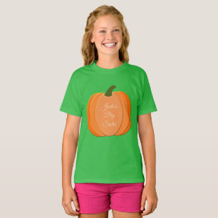 Niedliches Orangengeschlecht neutraler Pumpkin Big T-Shirt
