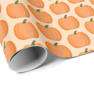 Niedliches Orangengeschlecht - Neutraler Pumpkin G Geschenkpapier
