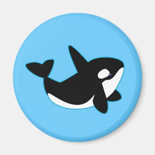 Niedliches Orca (Killerwal) Magnet