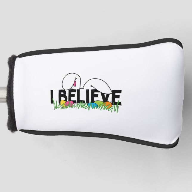 Niedliches Ostergeschenk Idee für den französische Golf Headcover (Vorderseite)