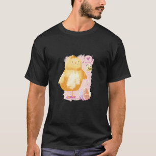 Niedliches Osterhuhn mit Osterei Frohe Ostern T-Shirt