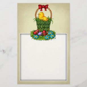 Niedliches Osterhühnchen Briefpapier