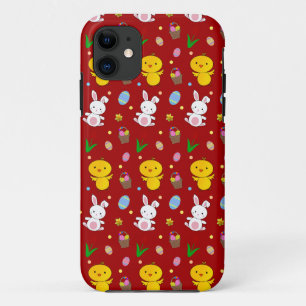 Niedliches Ostermuster aus dem Hasen-Eierkorb Case-Mate iPhone Hülle