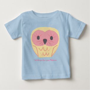 Niedliches Owl Baby Onsie Geschenk Kinderdusche Id Baby T-shirt