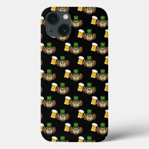 Niedliches Owl Drinking Beer St Patrick's Day Must Case-Mate iPhone Hülle