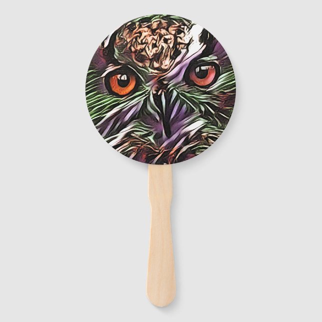 NIEDLICHES OWL FÄCHER (Vorderseite)