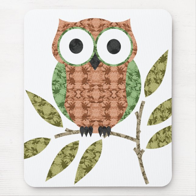 Niedliches Owl Mousepad (Vorne)