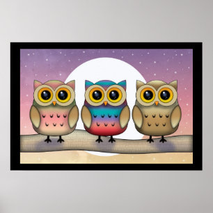 Niedliches Owl Poster