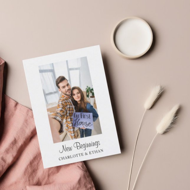 Niedliches Paar - unsere erste Ankündigung zum Zuh Postkarte (Von Creator hochgeladen)