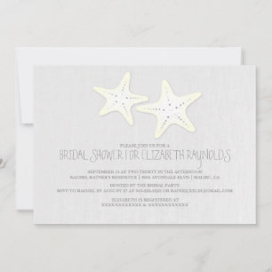 Niedliches Paar von Starfish Bridal Dusche Einladu Einladung
