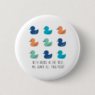 Niedliches Paddeln von Enten Art II Button