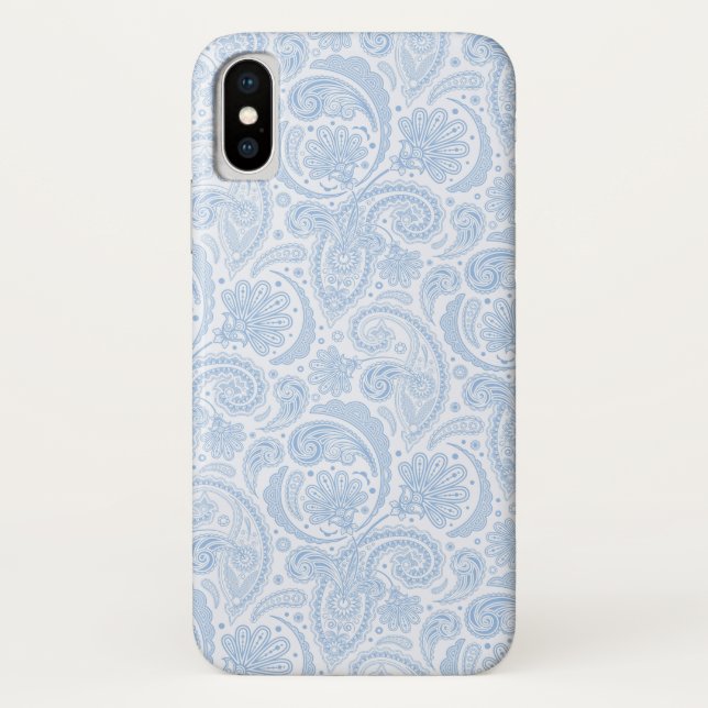Niedliches Paisley-Muster Case-Mate iPhone Hülle (Rückseite)