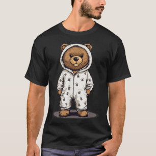 Niedliches Pajama-Bärenoutfit für Pajamas und Tedd T-Shirt