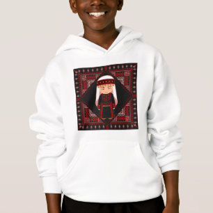 niedliches palästinensisches Mädchen Embroidere ro Hoodie