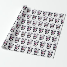 Niedliches Panda Bear Wrapping Paper