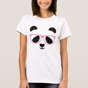 Niedliches Panda-Rosa T-Shirt