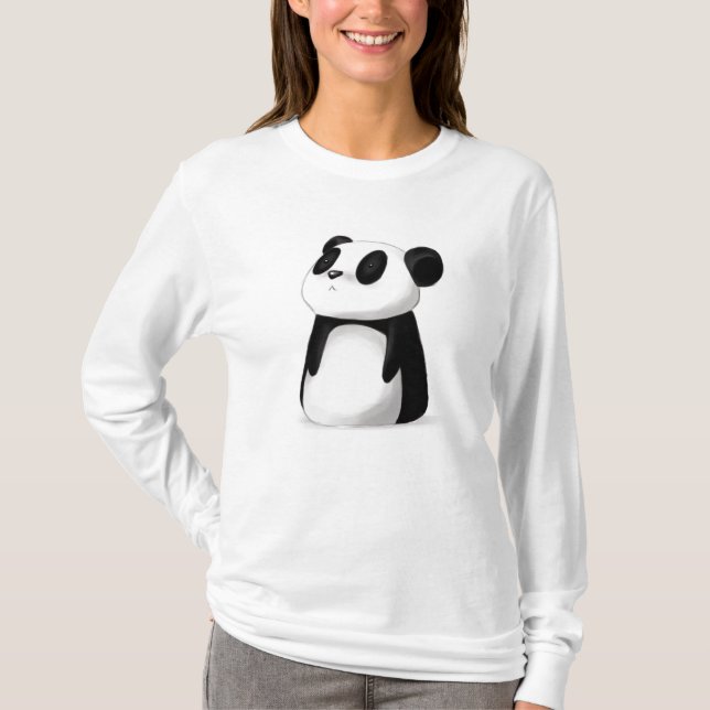Niedliches Panda-Shirt T-Shirt (Vorderseite)