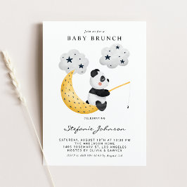 Niedliches Panda Twinkle Twinkle Baby Brunch Einladung