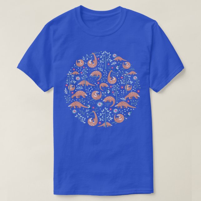 Niedliches Pangolin-Muster T-Shirt (Design vorne)