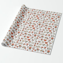 Niedliches Papier für Katzen und Herz-Kreislauf-Ve