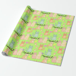 Niedliches Papier für katzenartige Wrapping - Ador Geschenkpapier