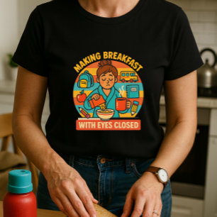 Niedliches Paritäts-Shirt; Frühstücksbuffet geschl T-Shirt