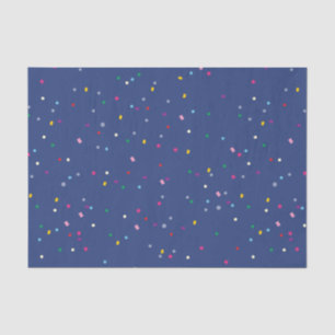 Niedliches Party Confetti Muster Seidenpapier